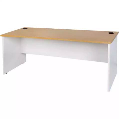 Picture of OXLEY DESK 1500 X 750 X 730MM OAK/WHITE