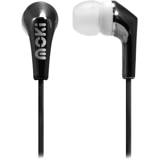 Picture of MOKI LIFE METALLICS EARBUDS NOISE ISOLATING BLACK