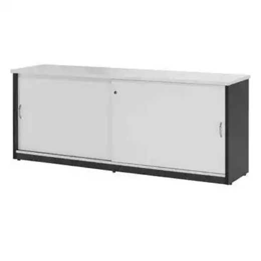 Picture of OXLEY CREDENZA 1500 X 450 X 730MM WHITE/IRONSTONE