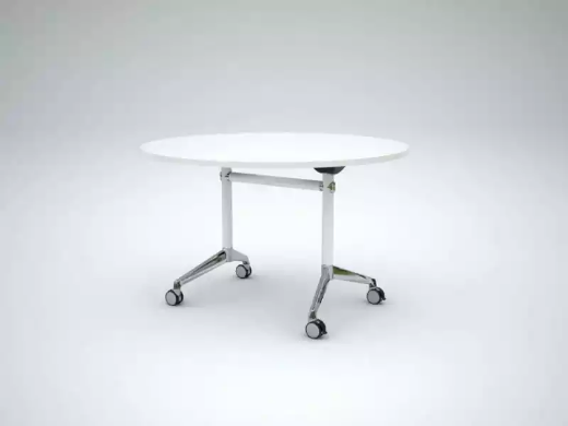 Picture of Modulus Flip Table in White- 1200R White Top