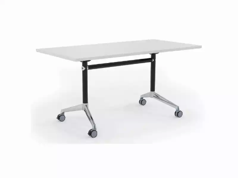 Picture of Modulus Flip Table in black- 1200 x 750mm White Top