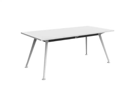 Picture of 1800 x 900mm Team Table- White Frame, White Top