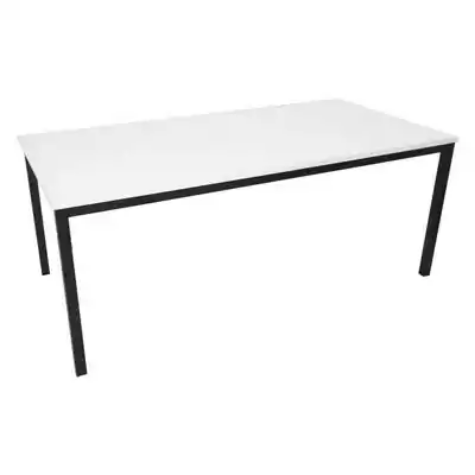 Picture of RAPIDLINE STEEL FRAME TABLE 1800 X 750MM NATURAL WHITE