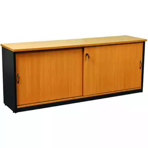 Picture of OXLEY CREDENZA 1500 X 450 X 730MM BEECH/IRONSTONE